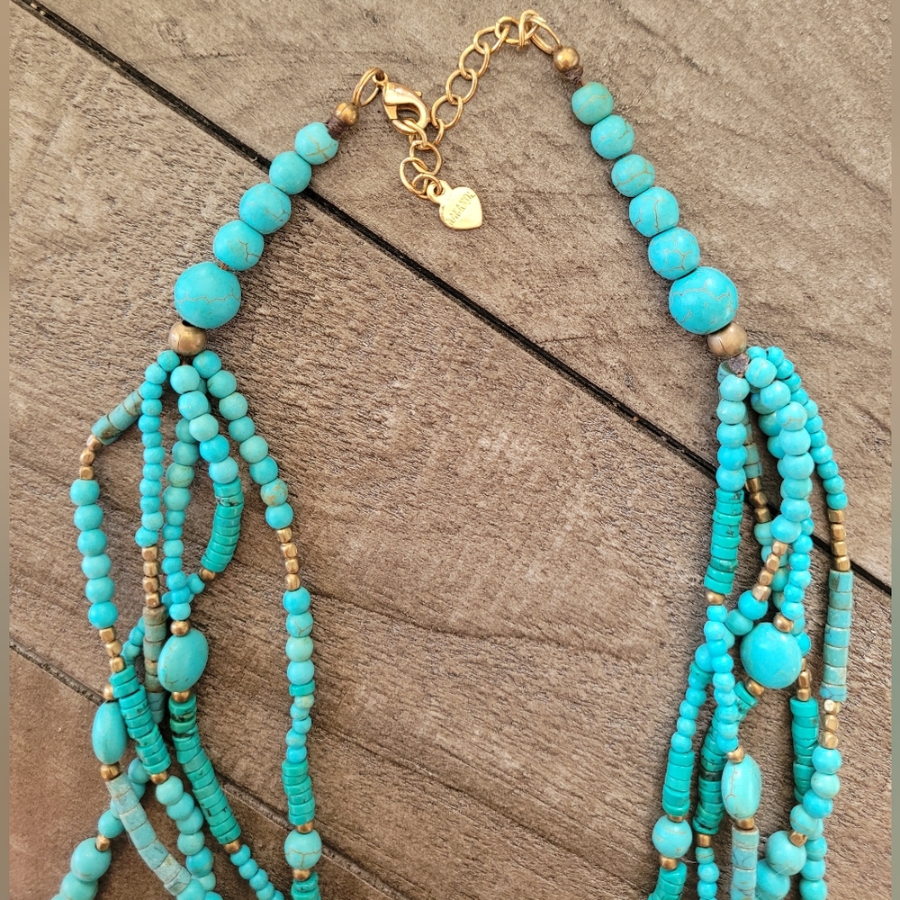 Turquoise jewelry set - Picture 4 of 7